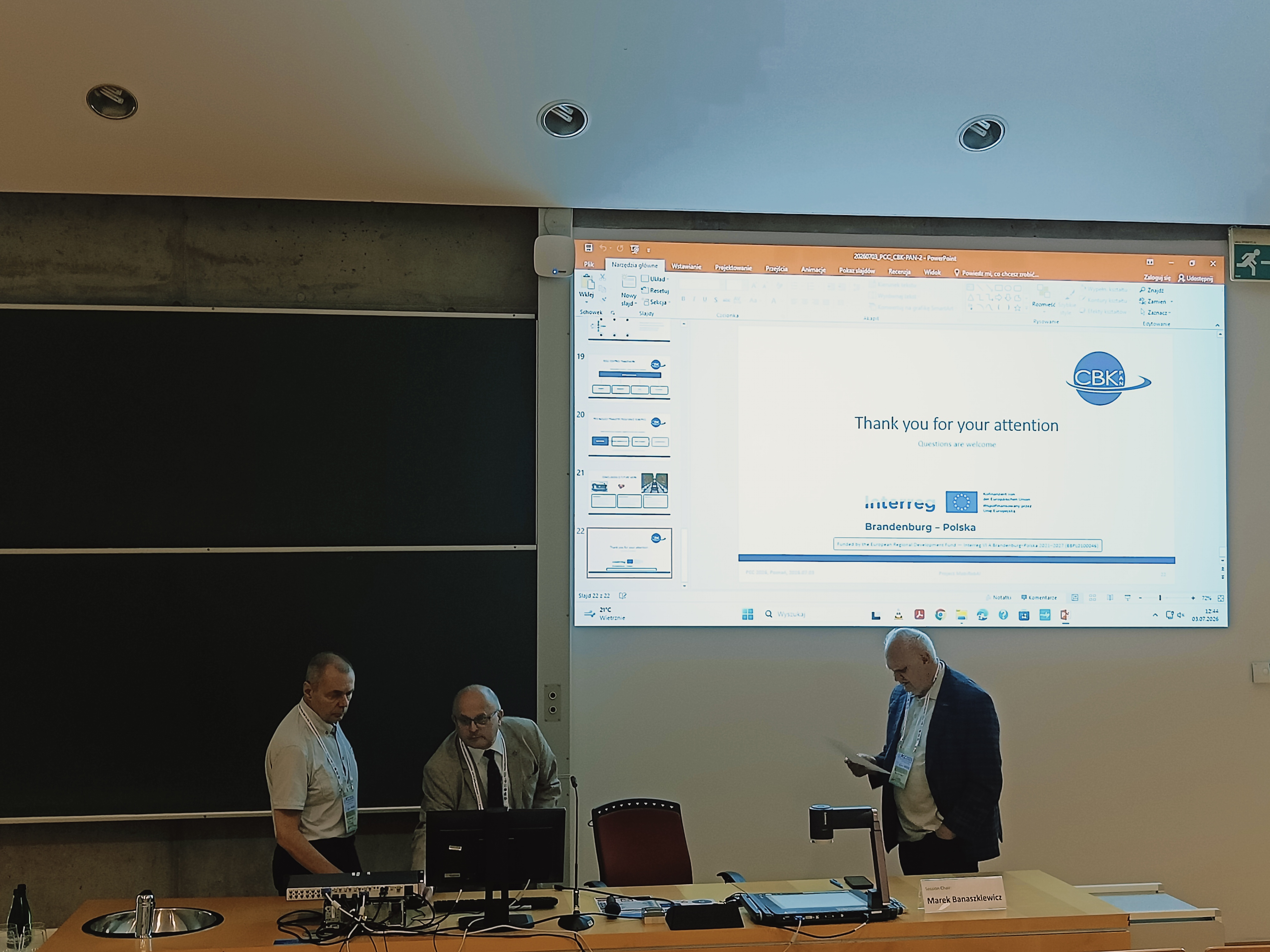 Projektpräsentation bei der PCC 2026
